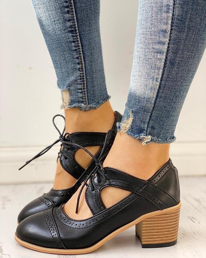 Stylish orthopedic vintage shoes for women | Mabel -1