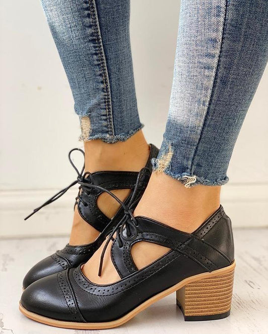 Stylish orthopedic vintage shoes for women | Mabel -1