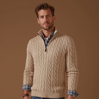 Classic knitted everyday jumper for men | Henry -1