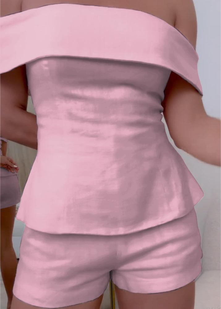 Cropped button two-piece suit for women | Marlowe -7