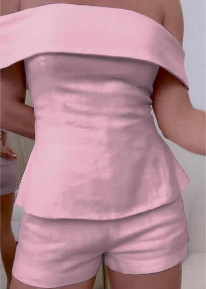 Cropped button two-piece suit for women | Marlowe -7