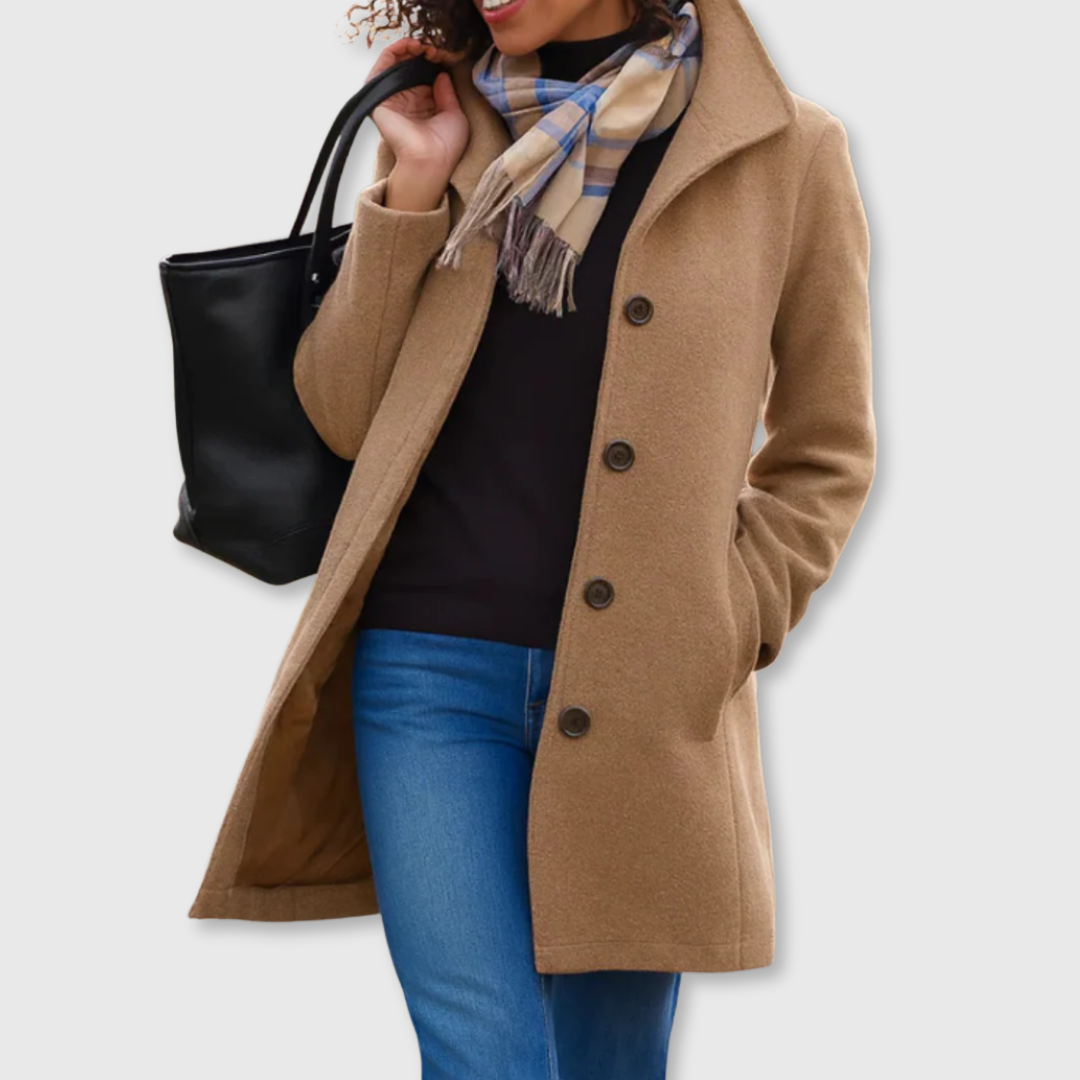 Classic elegant everyday coat for women | Lauren -1