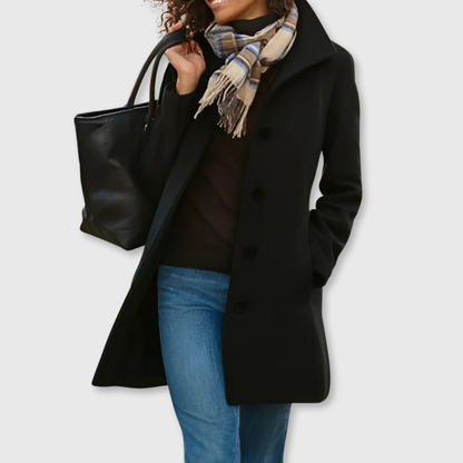 Classic elegant everyday coat for women | Lauren -4
