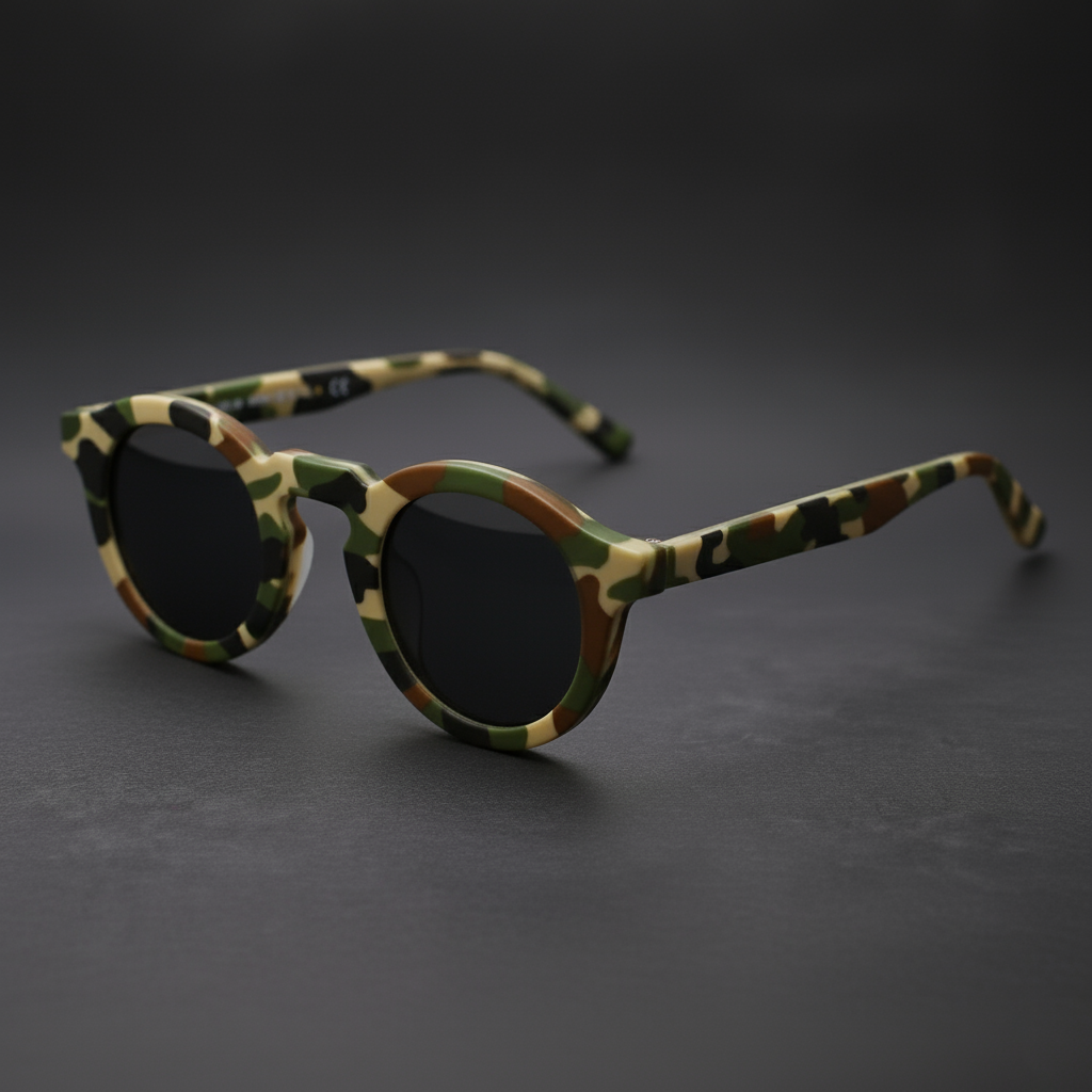 Retro circular sunglasses for women | Cobble Shades -5