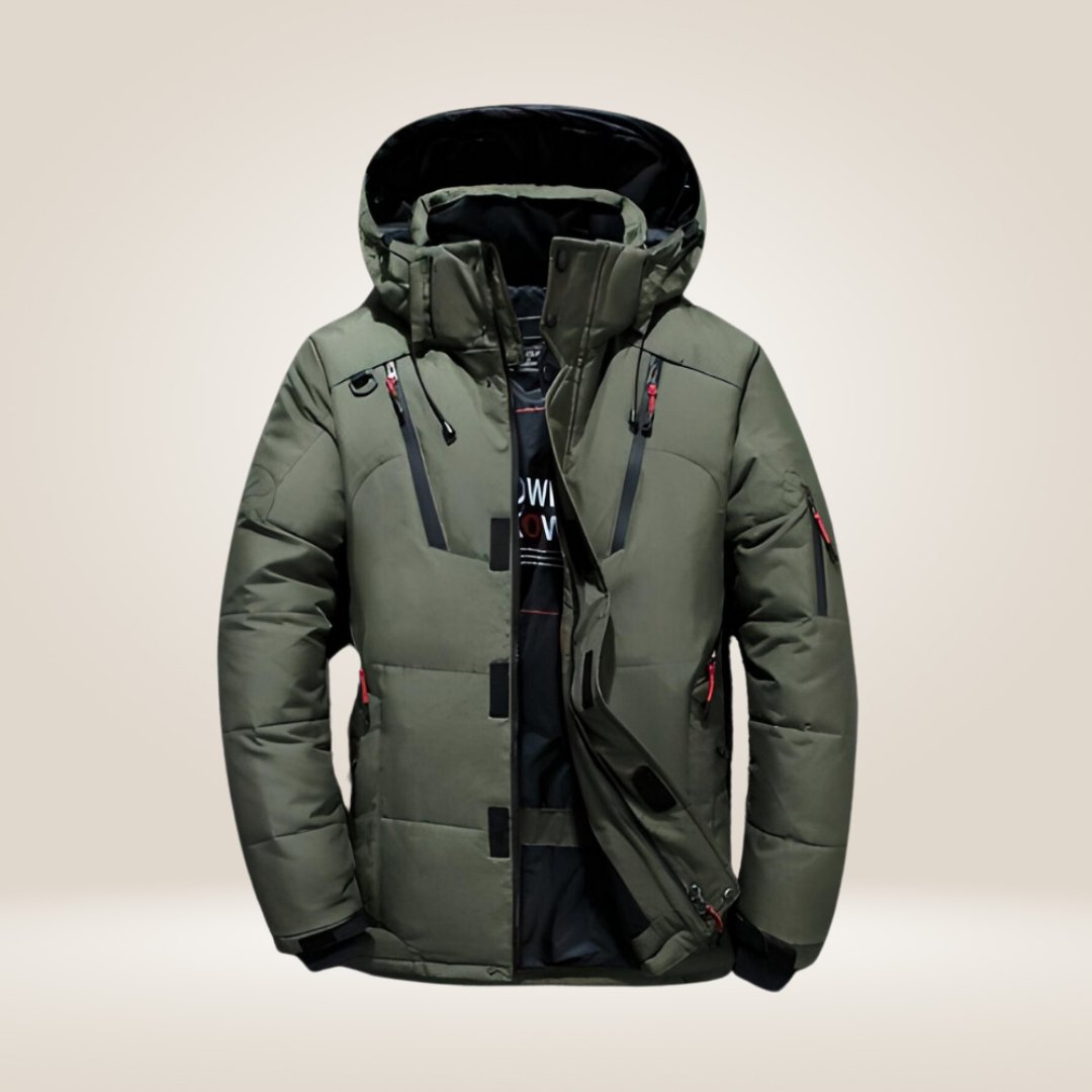 Aurelle Etienne insulated hooded parka for men