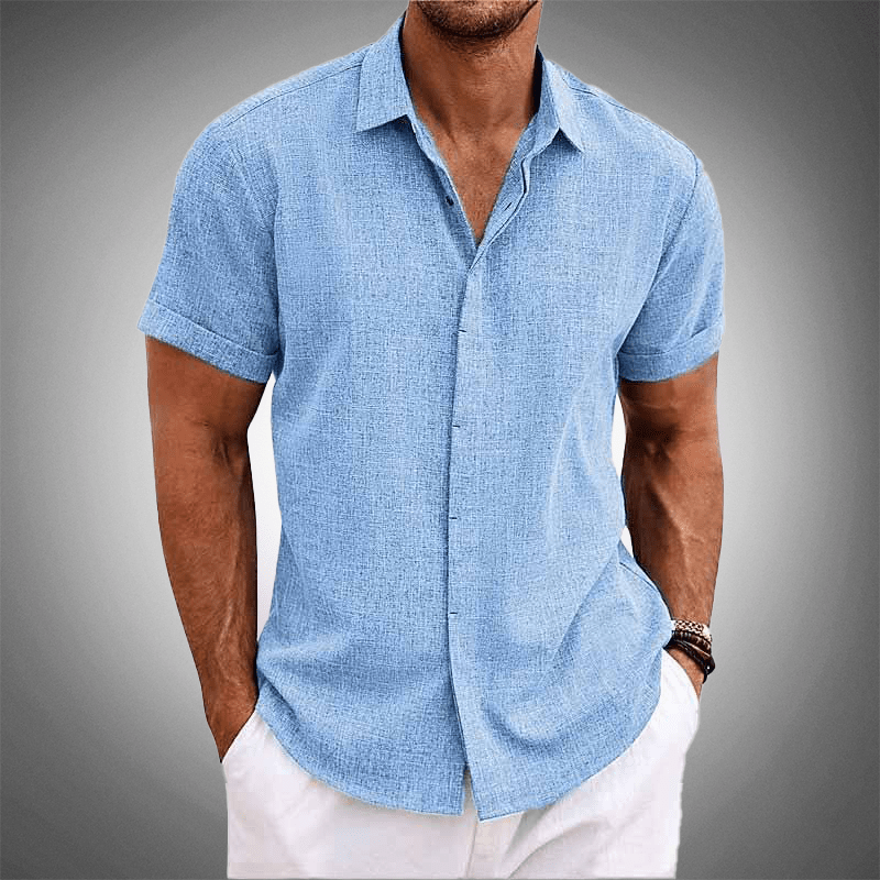 Classic cotton everyday casual shirt for men | Berreno -1
