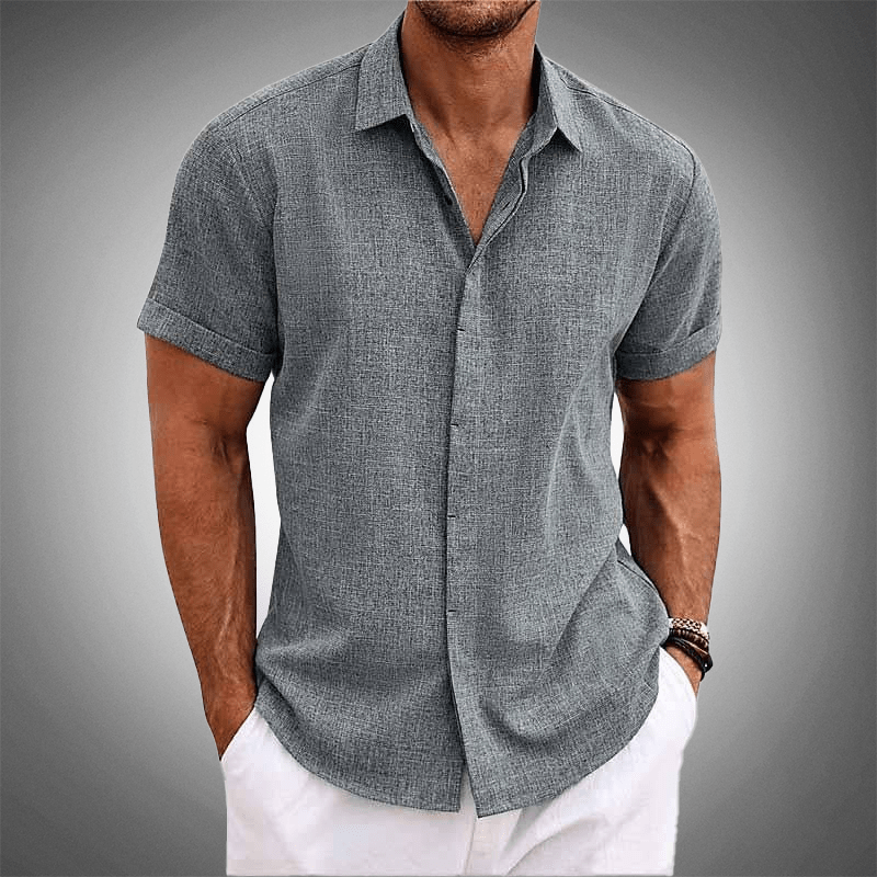 Classic cotton everyday casual shirt for men | Berreno -2