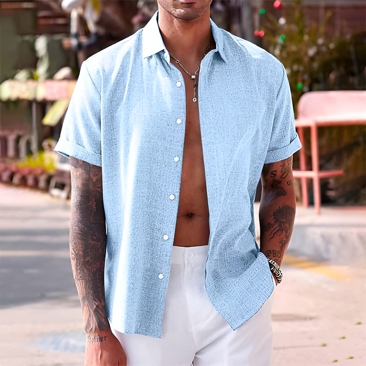 Smart pleated trousers for men | Samuel -16