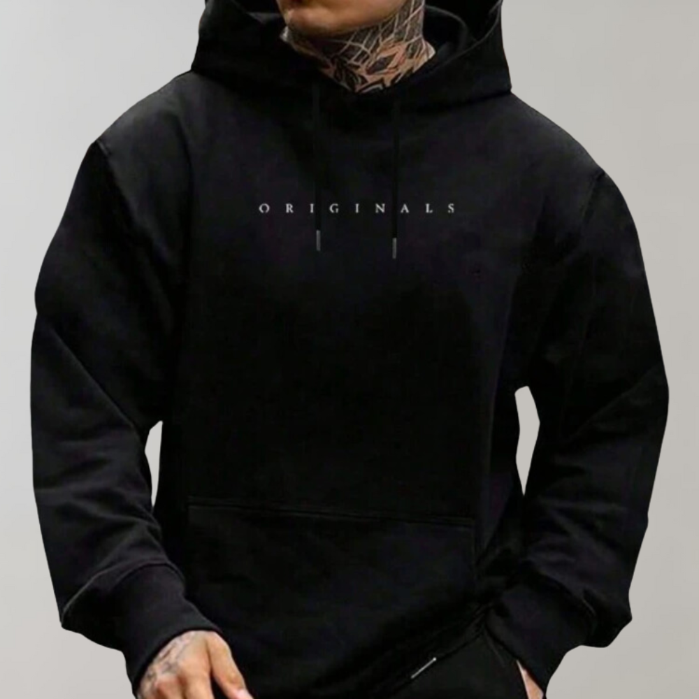 Warm hoodie with “Originals” print for men | Originals