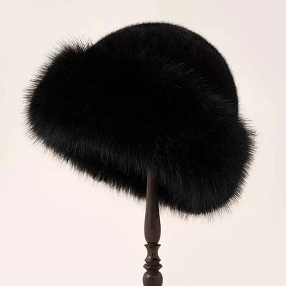 Elegant brimless winter hat for women | Elara -2