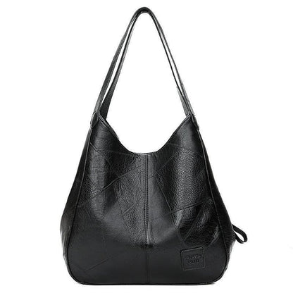 Classic vintage structured leather handbag for women | Carmen -2