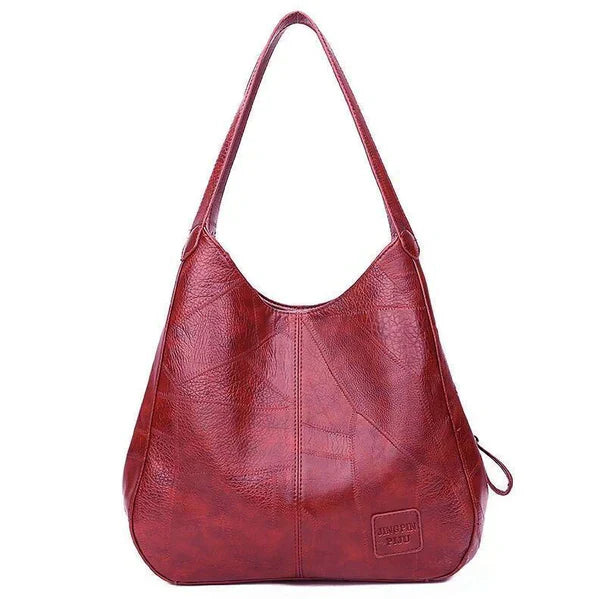 Classic vintage structured leather handbag for women | Carmen -3