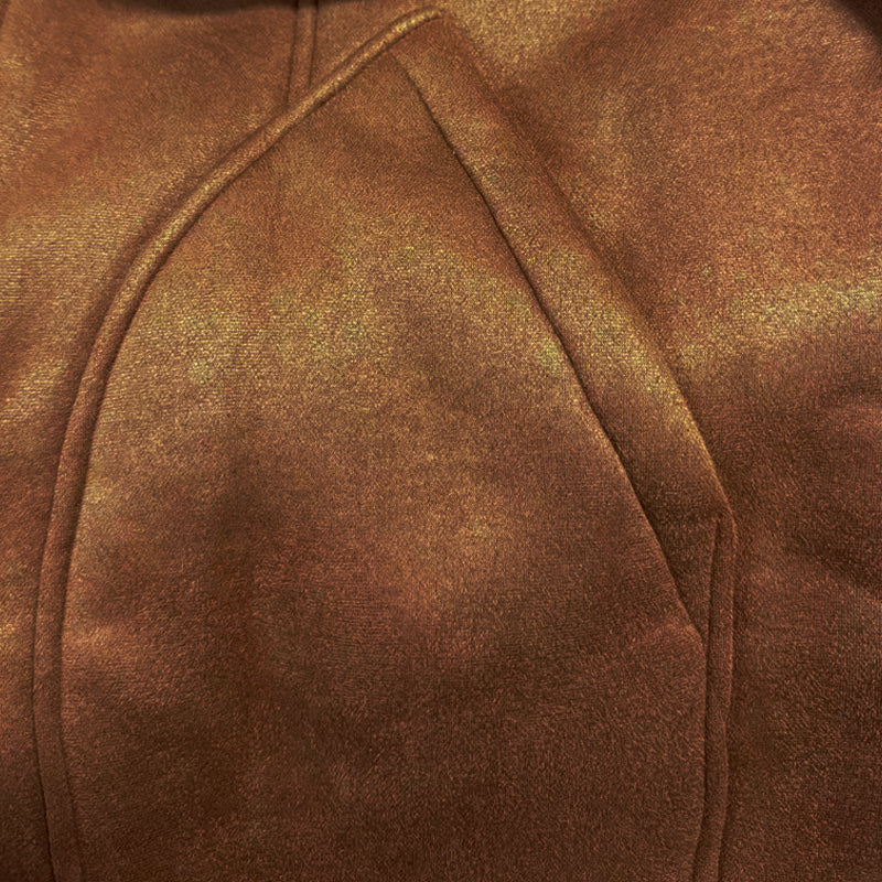Vintage warm lapel multi-pocket winter coat for men -6