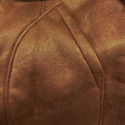 Vintage warm lapel multi-pocket winter coat for men -6