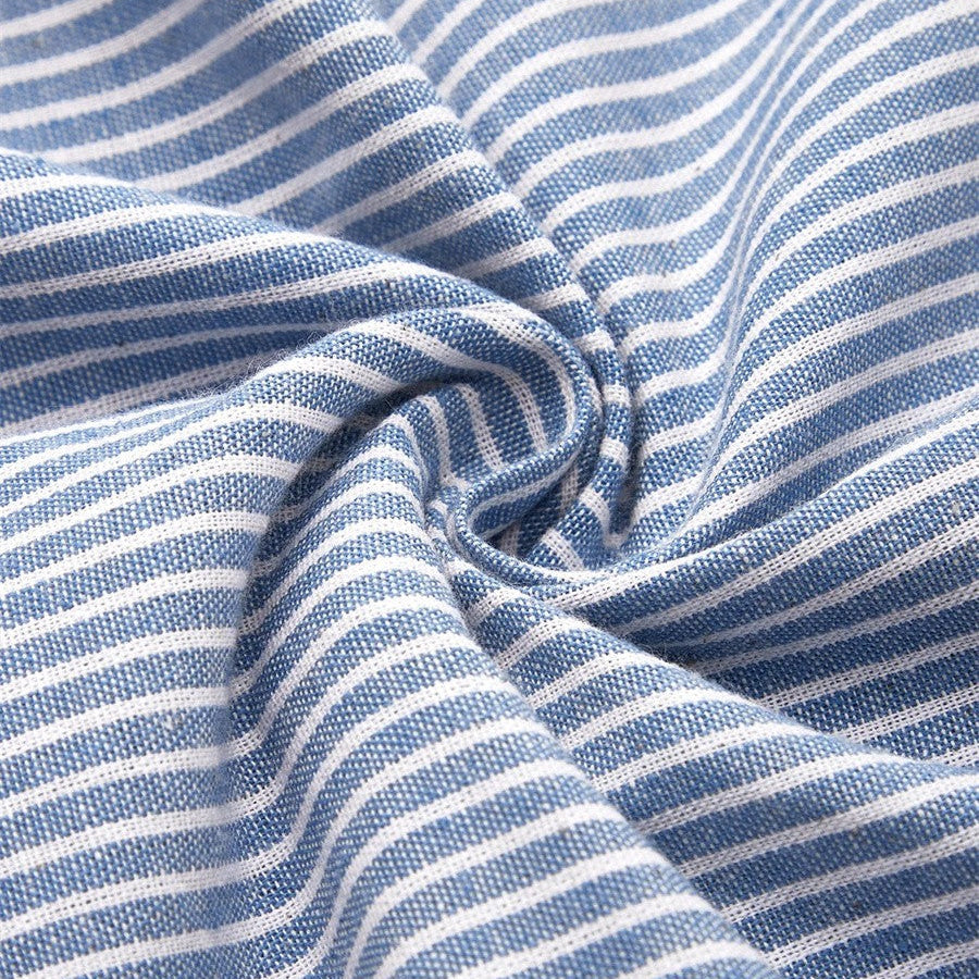 Casual striped everyday midi dress for women | Lenna -2
