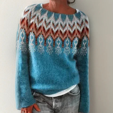 Cosy soft relaxed everyday jumper for women | Medea -1