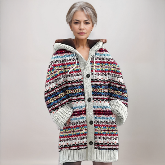 Soft thick cosy winter cardigan for women -1