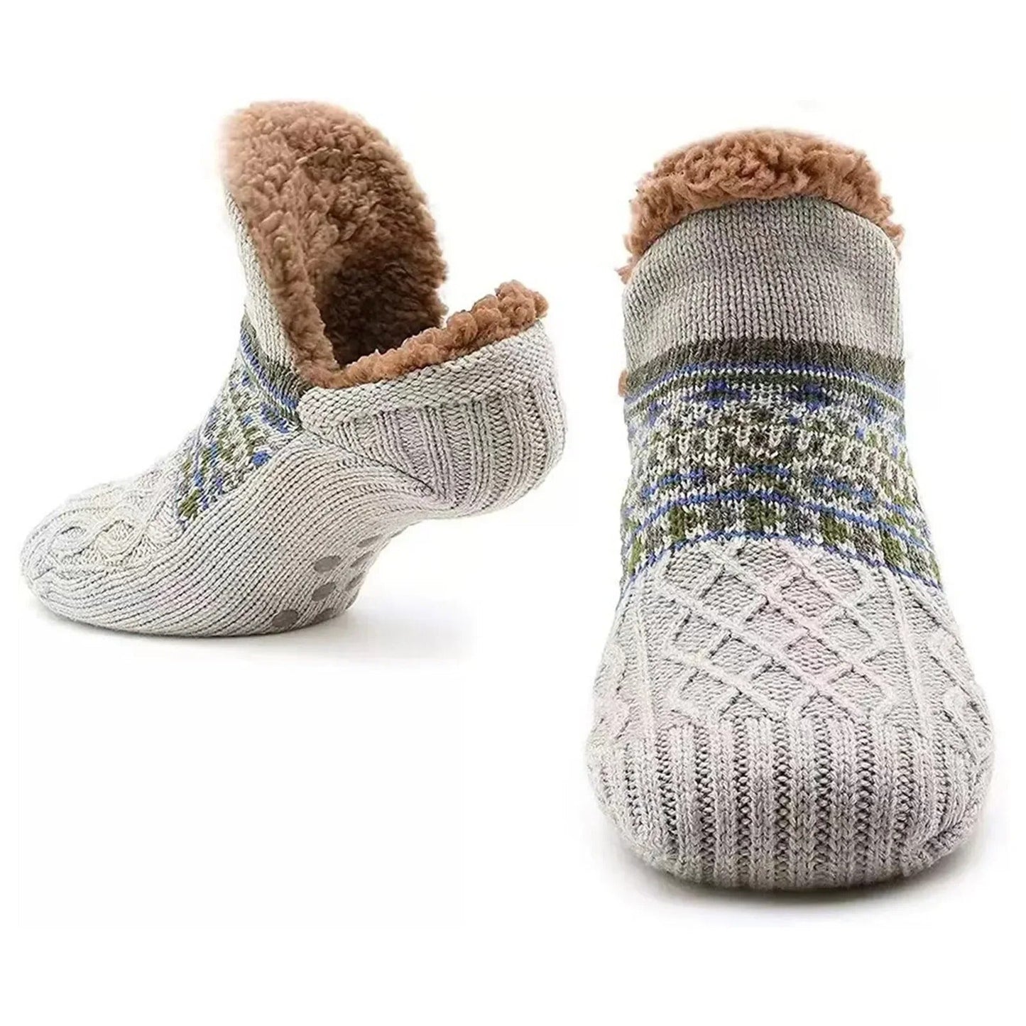 Winter-warm non-slip house socks for women | Sofie