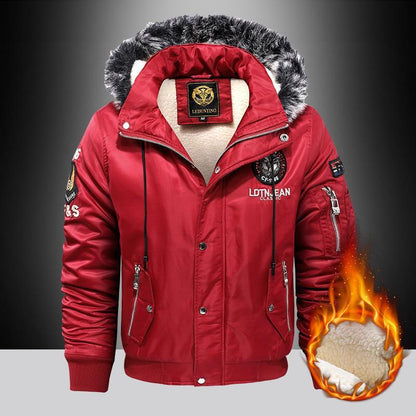 Warm winter jacket with soft lining for men | Lucas