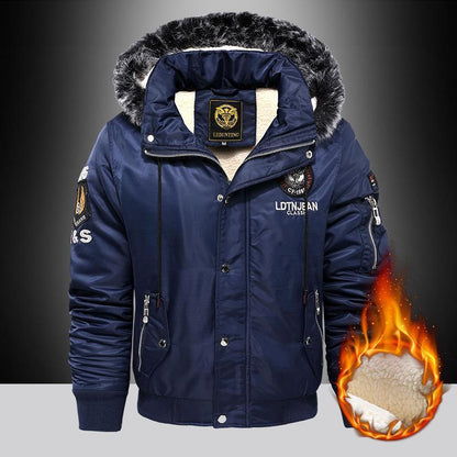 Warm winter jacket with soft lining for men | Lucas