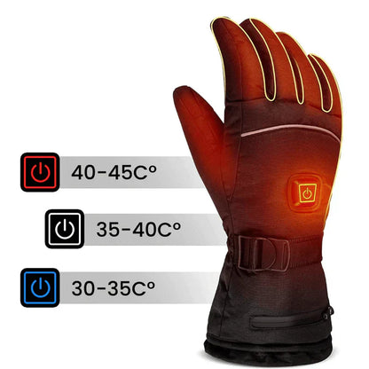 Waterproof electric heated gloves for women | HeatGuard -3