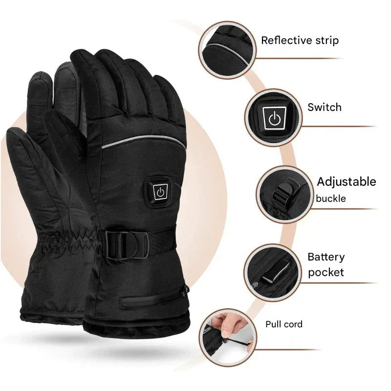 Waterproof electric heated gloves for women | HeatGuard -7