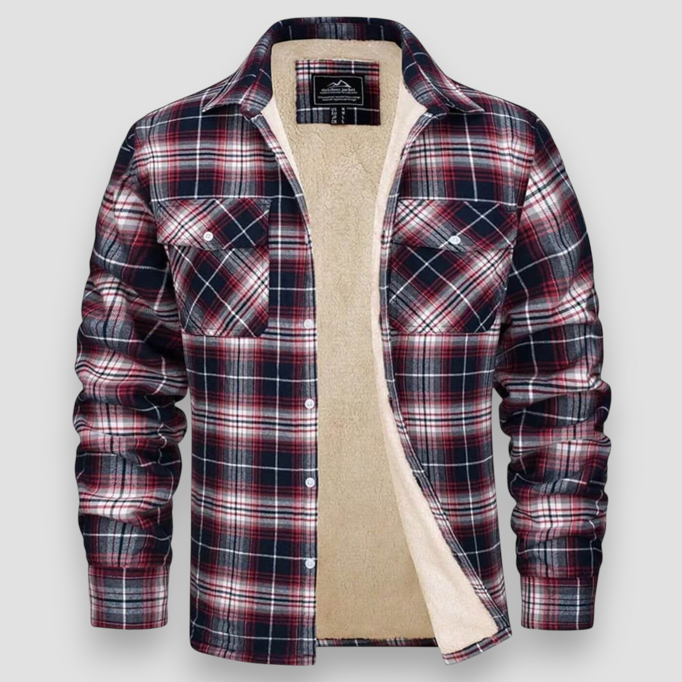 Jacket elegant motif carreaux for men | Émeric -6