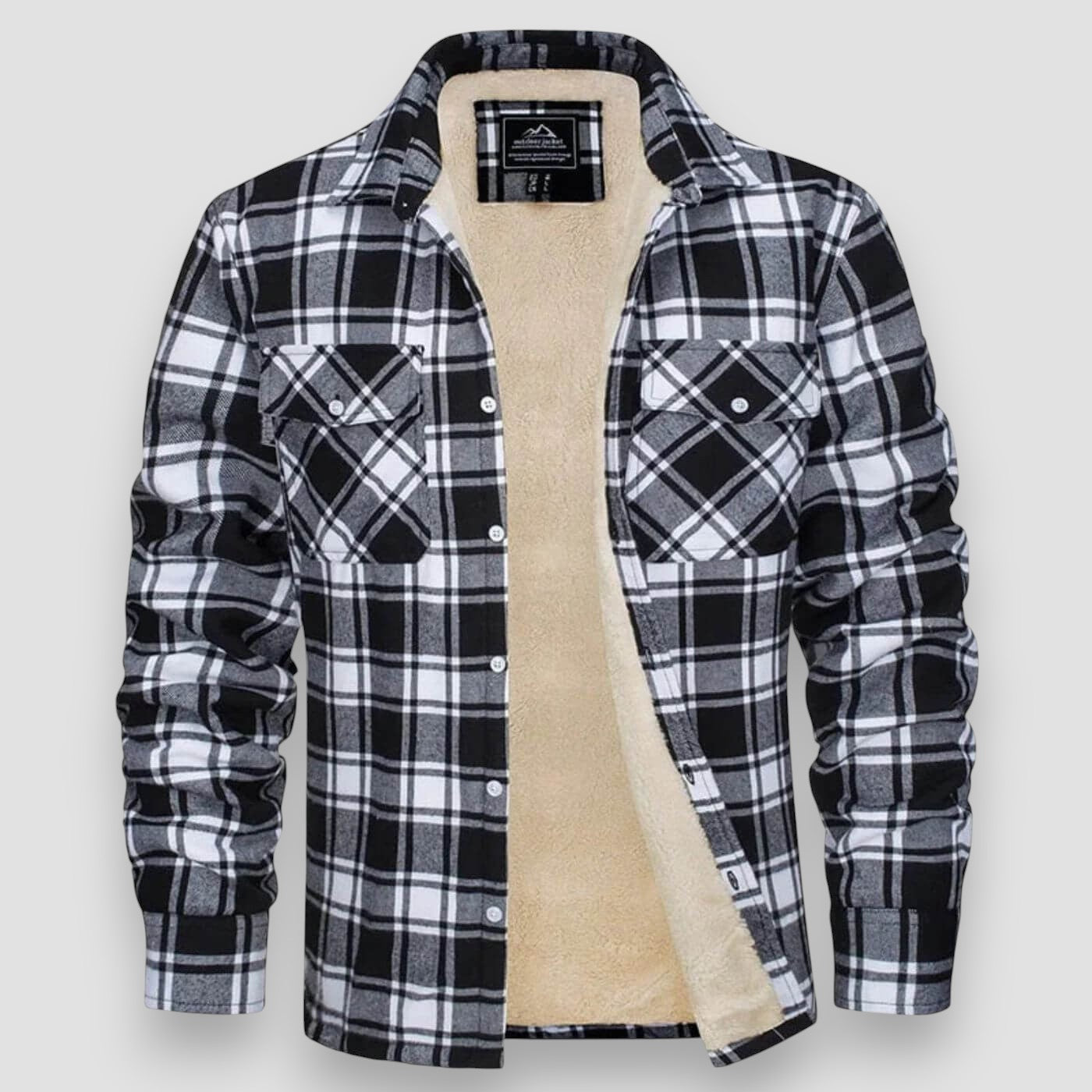Jacket elegant motif carreaux for men | Émeric -5