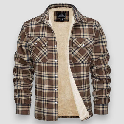 Jacket elegant motif carreaux for men | Émeric -4