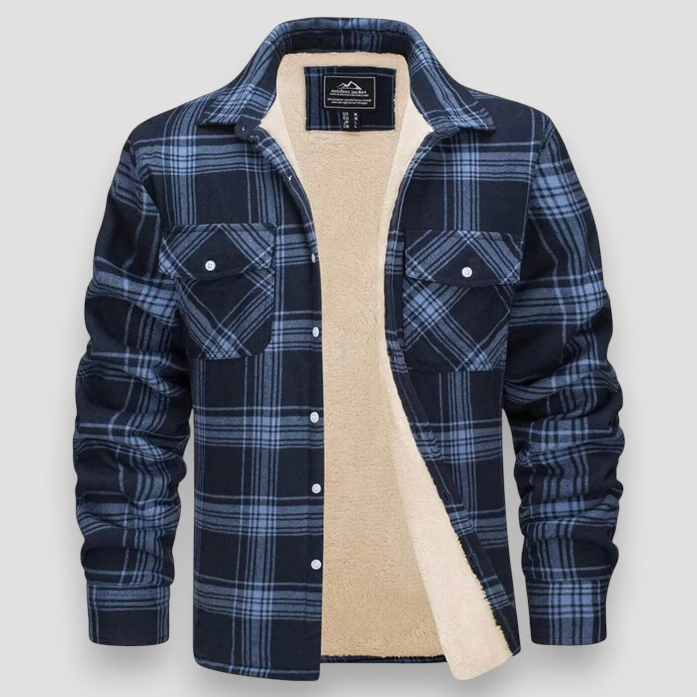 Jacket elegant motif carreaux for men | Émeric -2