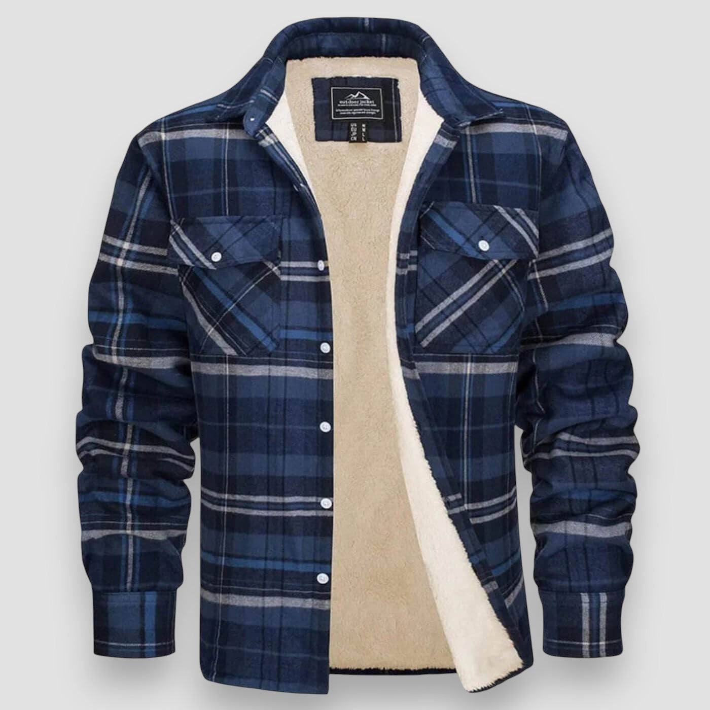 Jacket elegant motif carreaux for men | Émeric -7