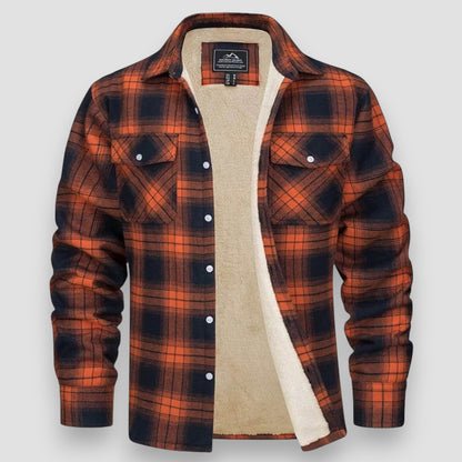 Jacket elegant motif carreaux for men | Émeric -1