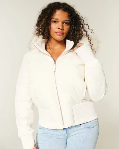 Quilted winter jacket for women | Elowen -3