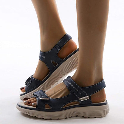 Sandales marche sangles velcro sandals for women | Tia -3